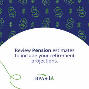 blue background with green dollar sign icons