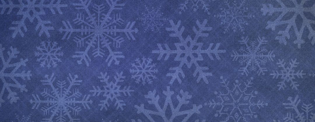 snowflakes on a blue background
