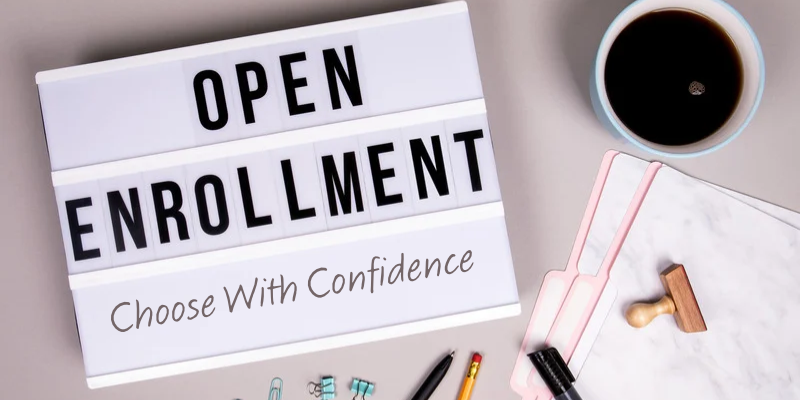 Open enrollment desktop sign