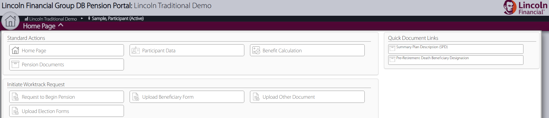 Here is how to navigate the home page.